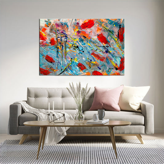 The Power of Abstraction Framed Canvas