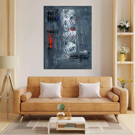 Abstract Oil Painting Abstract Framed Canvas