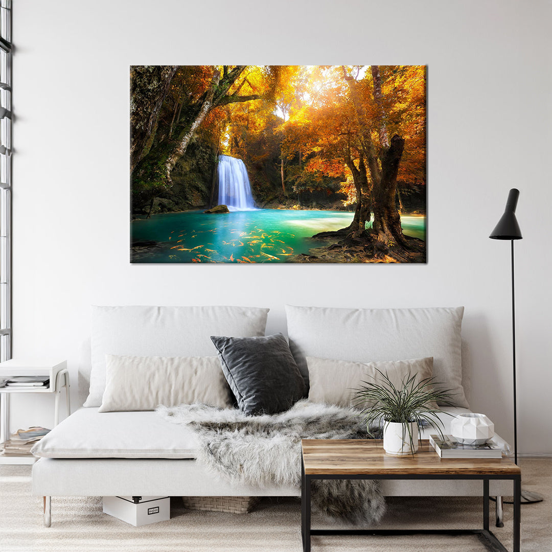 Deep Forest Framed Canvas
