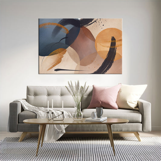 Colorful abstract Framed Canvas