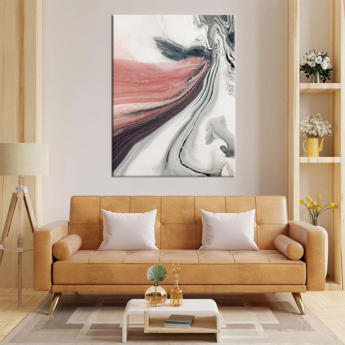 Abstract Art Framed Canvas
