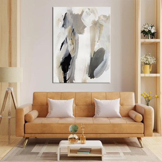 Modern Abstract Framed Canvas
