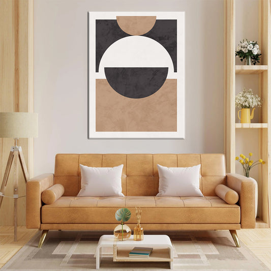 Beautiful geometric modern Abstract Framed Canvas