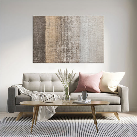 Aged textile wallcovering texture Framed Canvas