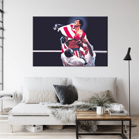 Rocky Balboa Framed Canvas