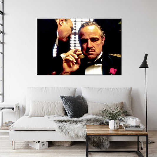 The Godfather Framed Canvas