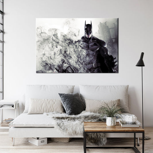 Batman Fan Art Framed Canvas