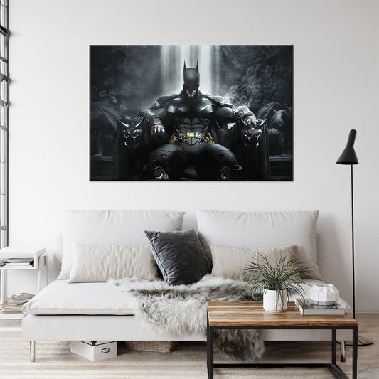 King Batman Framed Canvas