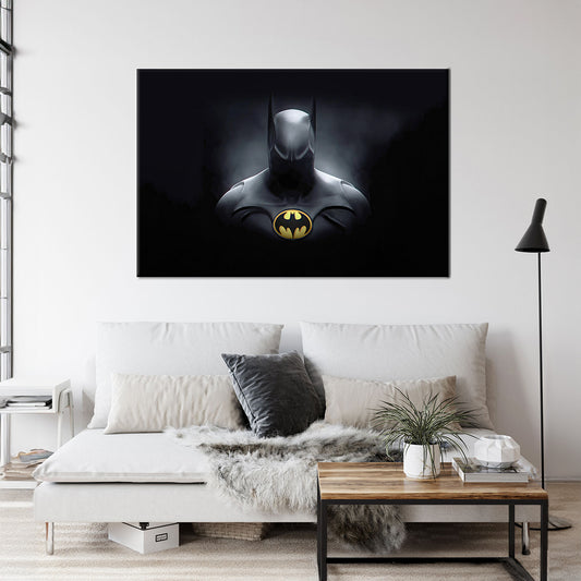 Batman Rising Framed Canvas