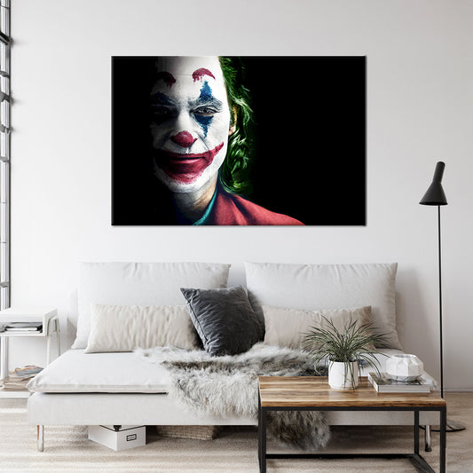 Joker Framed Canvas