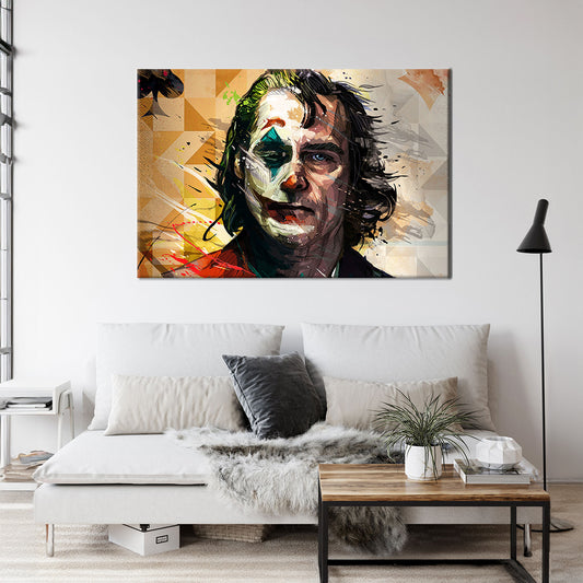 Joaquin Phoenix Joker artistic Framed Canvas