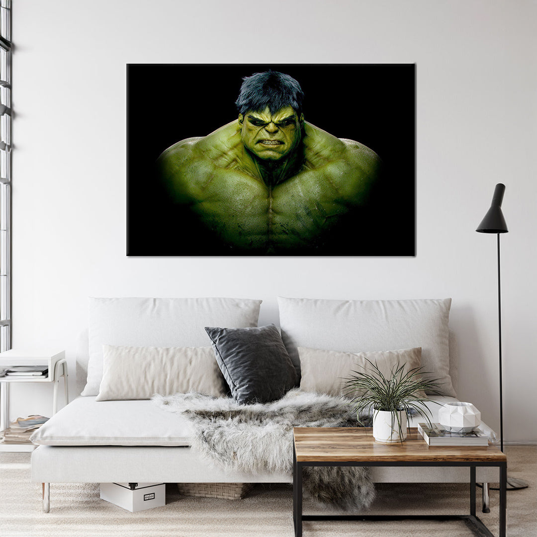 The Hulk Framed Canvas