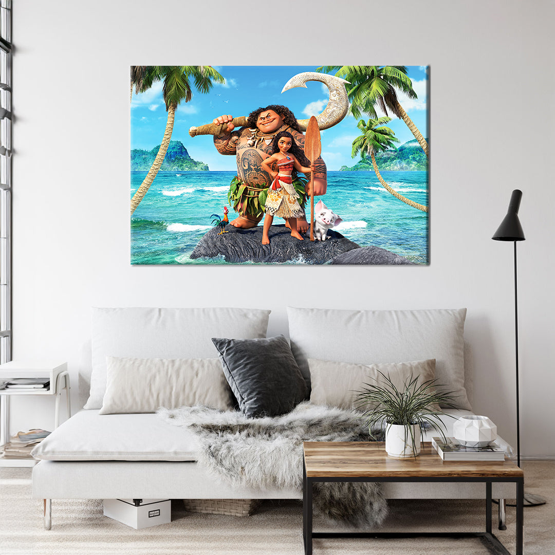 Moana Framed Canvas