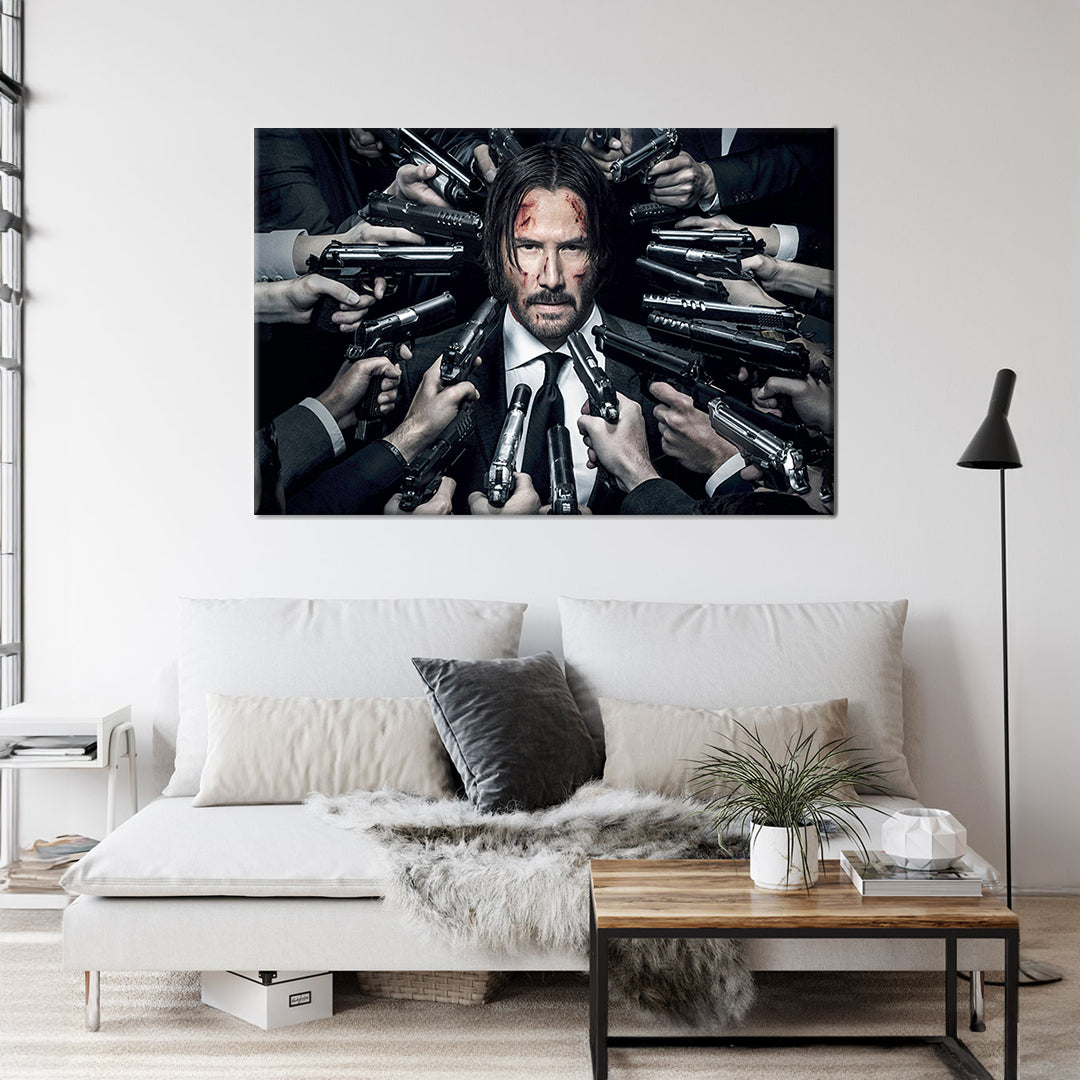 John Wick 3 Framed Canvas