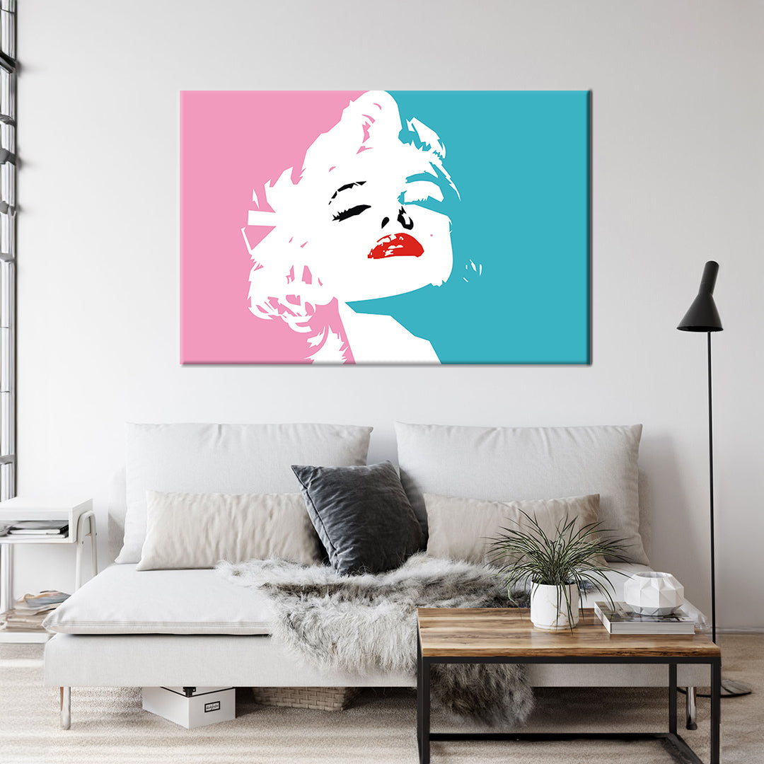 Marilyn Monroe painting Framed Canvas