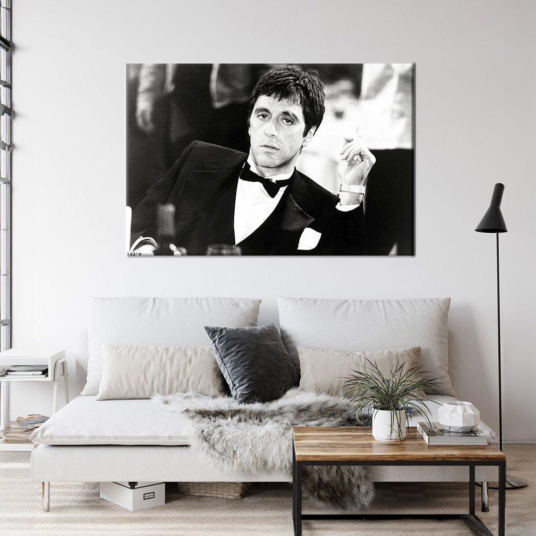 Scarface - Al Pacino Framed Canvas