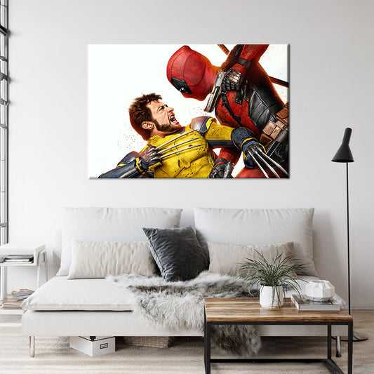 Deadpool & Wolverine Framed Canvas