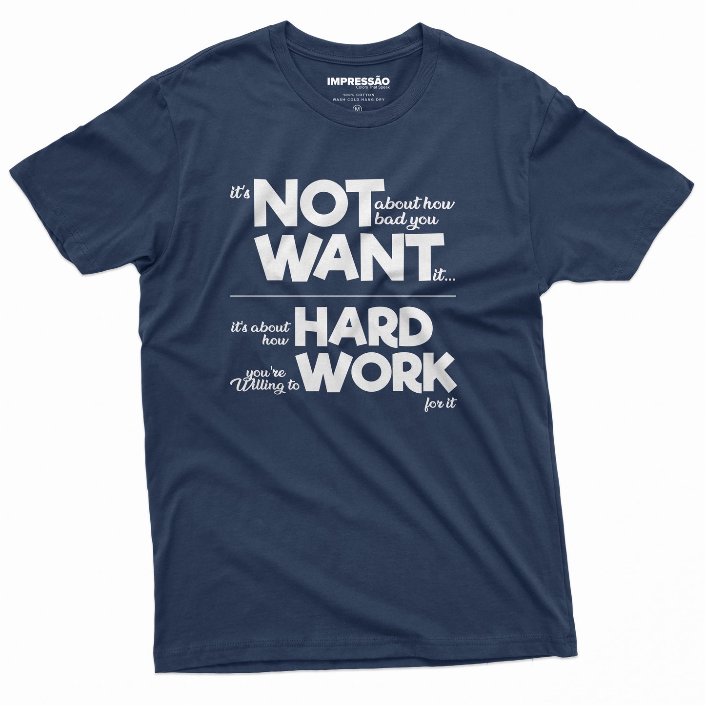 Work Hard Premium Preprinted T-Shirt