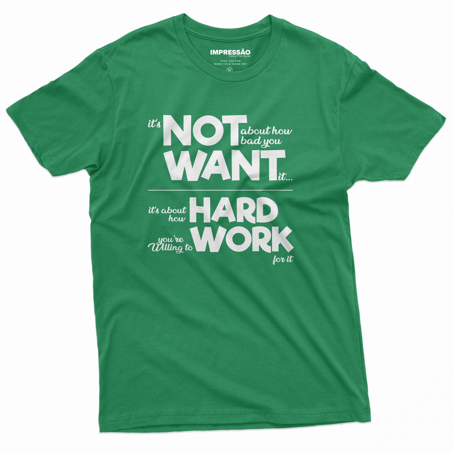 Work Hard Premium Preprinted T-Shirt