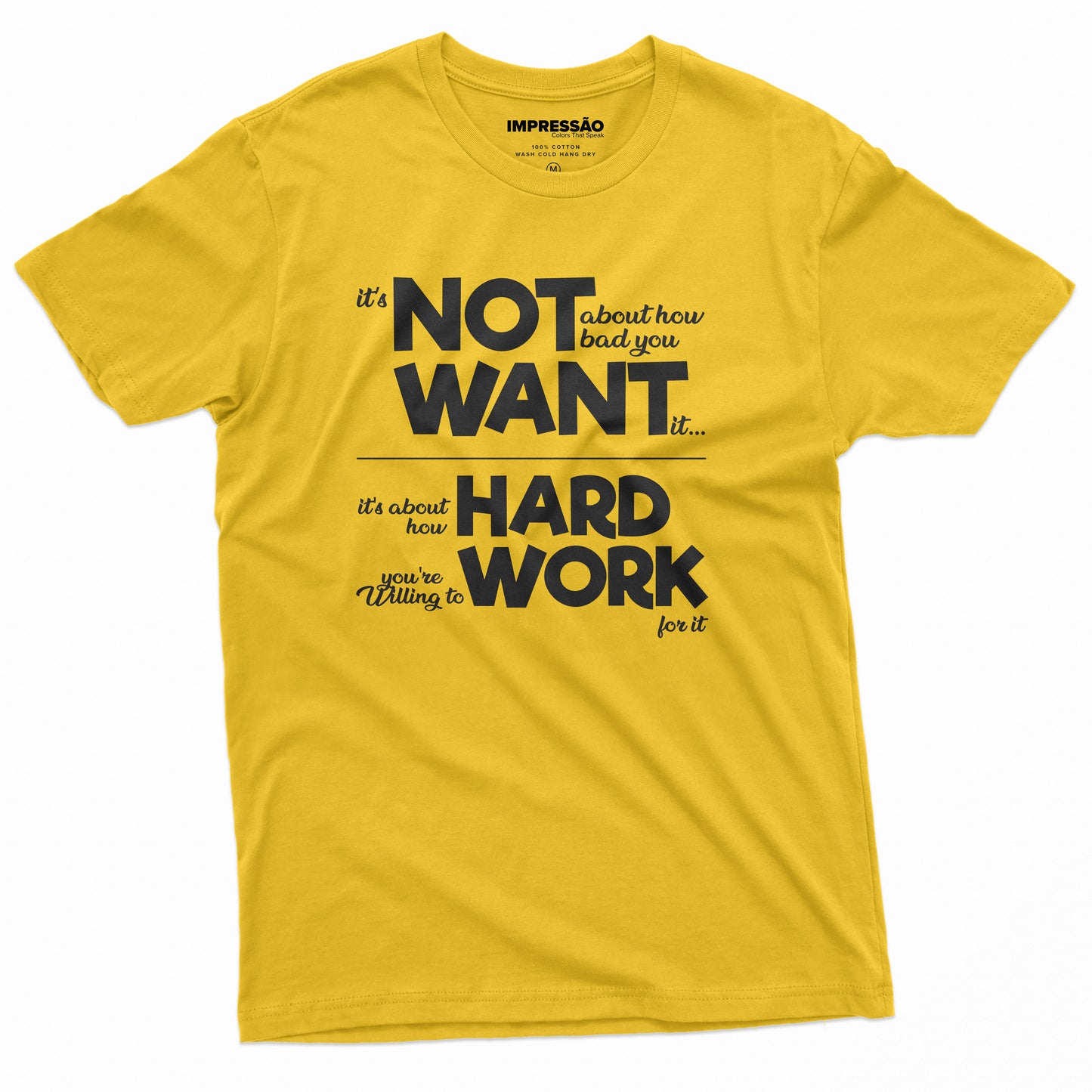 Work Hard Premium Preprinted T-Shirt