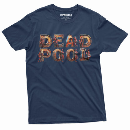 DeadPool (Letters) Premium Preprinted T-Shirt