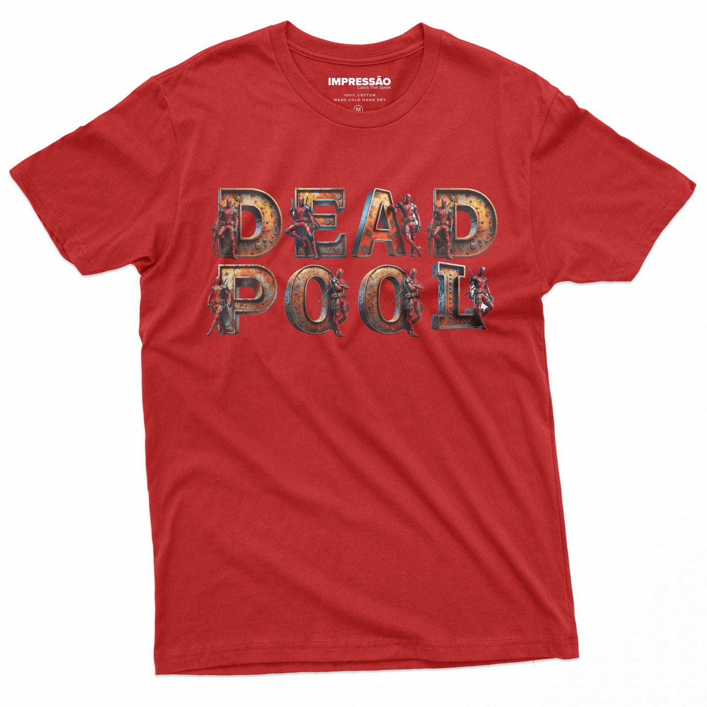 DeadPool (Letters) Premium Preprinted T-Shirt