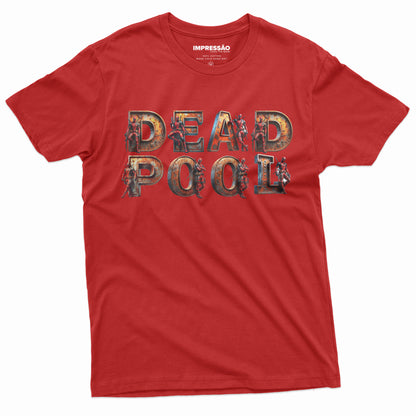 DeadPool (Letters) Premium Preprinted T-Shirt