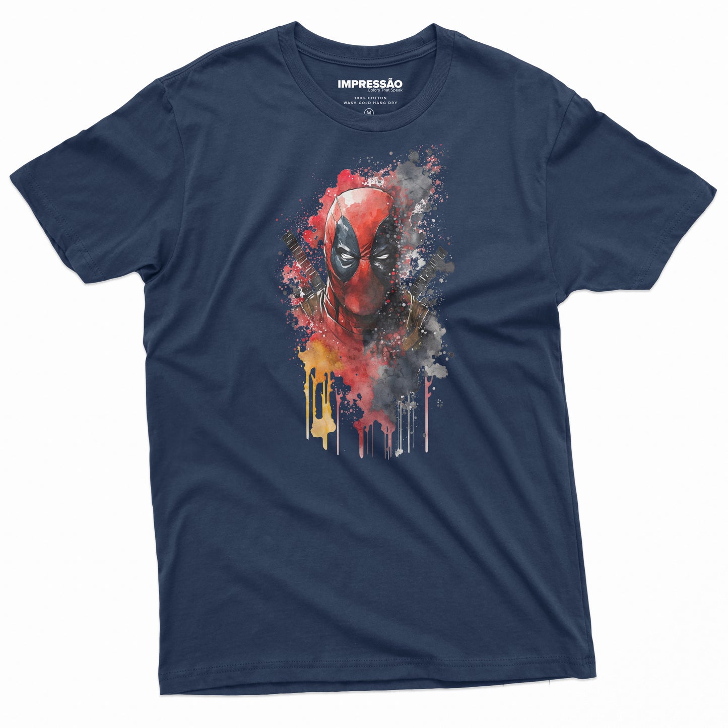 DeadPool Painted Face Premium Preprinted T-Shirt