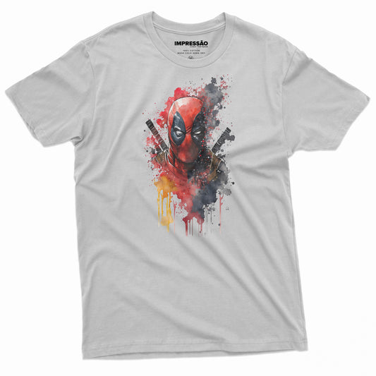 DeadPool Painted Face Premium Preprinted T-Shirt